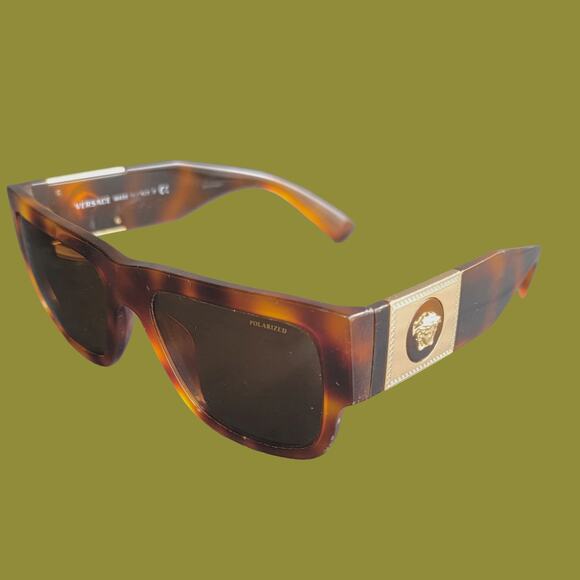 Versace Men's/Unisex Polarized Medusa Sunglasses 4406 - Picture 1 of 8